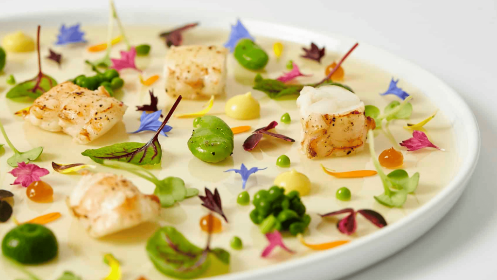 a plate if vegetables and edible plants